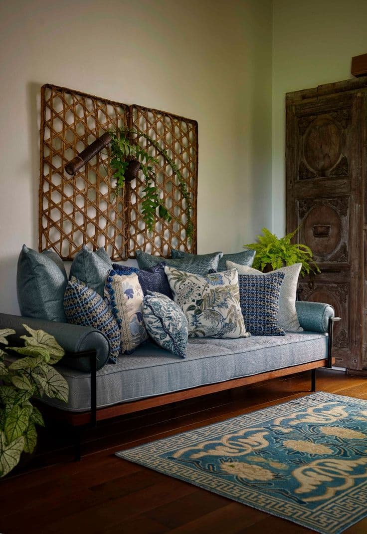 Luxury Pakistani cotton bed sheets, cushions, and home decor textiles