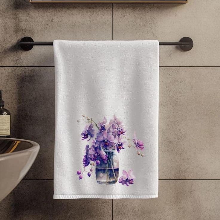 Premium terry cotton bath towel in classic white