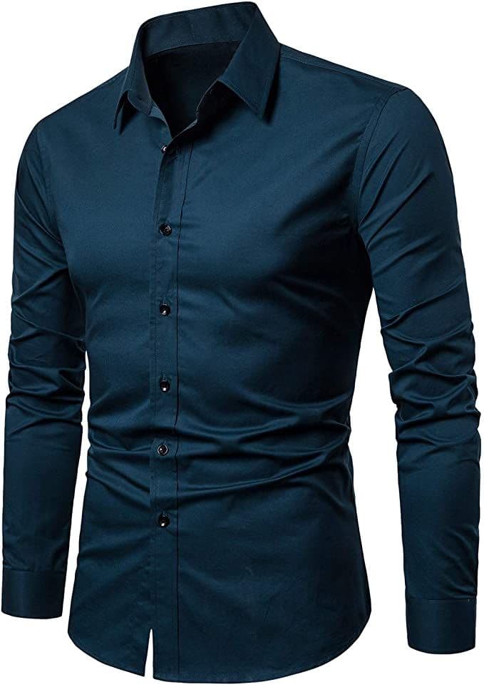 Tailored formal dress shirt with premium stitching